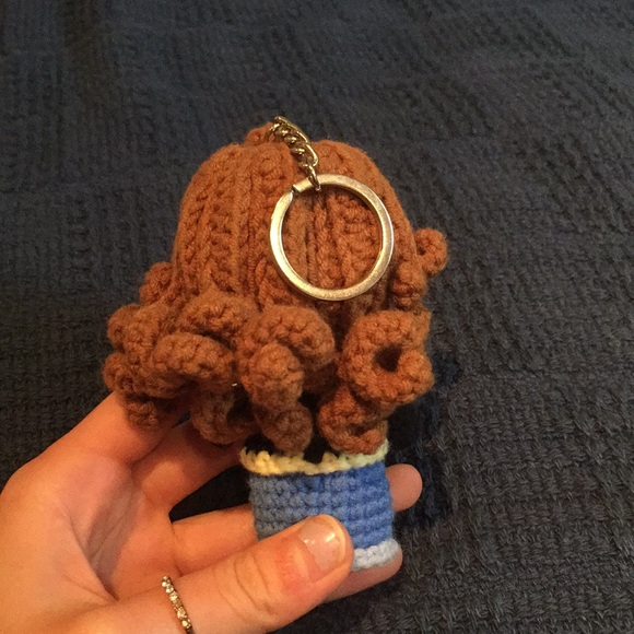 Crochet Princess Figure Keychain - Picture 2 of 3